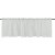 Misty gardinkanalafdkning 250x55 cm - Hvid