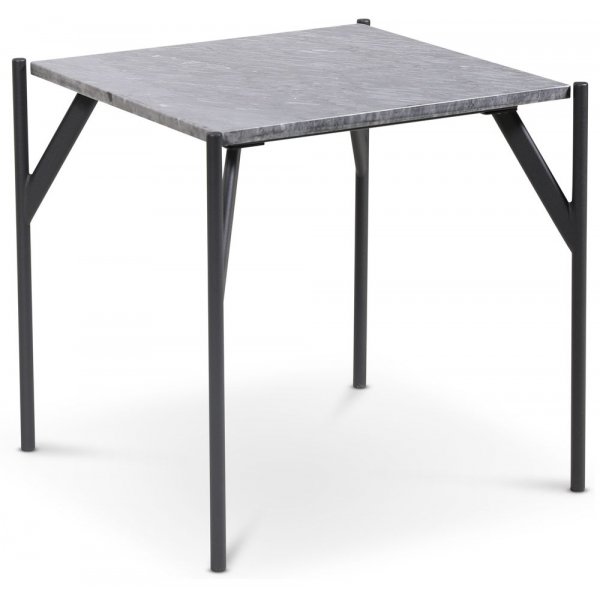 Accent sofabord 50 - Gr marmor / Sort