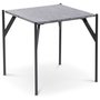 Accent sofabord 50 - Gr marmor / Sort