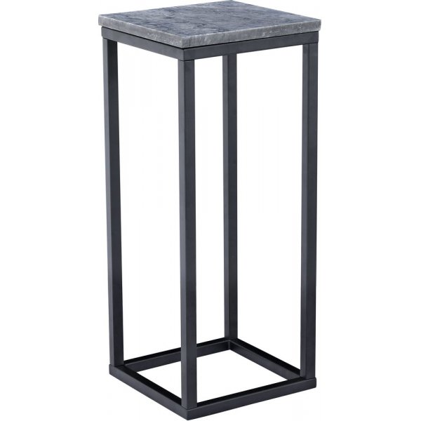 Accent piedestal 27 - Gr marmor / sort base