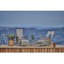 Rosario justerbar udendrs stol- Lysegr polyrattan