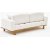 Reims 3-personers sofa - Creme