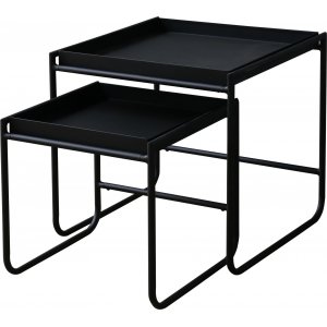 Smilla spillebord 50x50 | 40x40 cm - Sort
