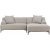 Viskan divan sofa - Sort/Lysegr