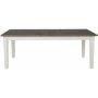 Marstrand spisebord butterfly 200-290 cm - Lysegr/rgbejdset lakeret egefiner