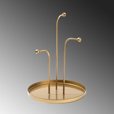 Leros dekorativ tallerken - Guld