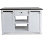 Heritage kkken Skagen - Hvid / brunbejdset finr af egetr