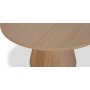 Cone rundt sofabord 85 cm - Whitewash