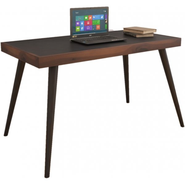 Jena skrivebord 120 x 60 cm - Sort/valnd