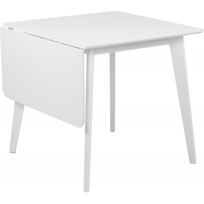 Roxby spisebord 80-120 cm - Hvid