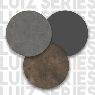 Luiz bord 29 x 29 cm - Gr/mrk Gr/bronze