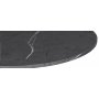 Solano spisebordsst: Bord 90 cm inkl. 4 stk. Axe stole - Sort / Gr marmor