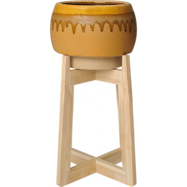 Violin piedestal med gryde - Sennep