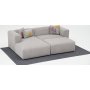 Linden mini divan sofa venstre - Lysegr