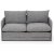 Saga 2-personers sovesofa - Lysegr