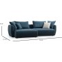 Maya divan sofa 255 cm - Bl