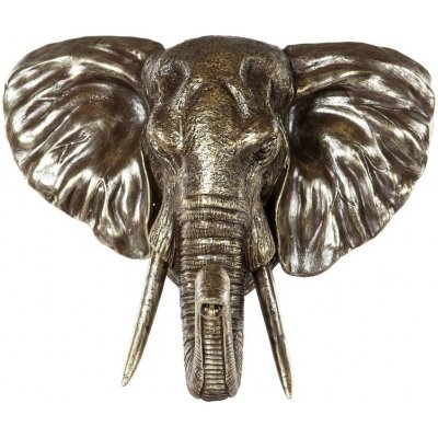 Vgdekoration Elefant - Brun / cham