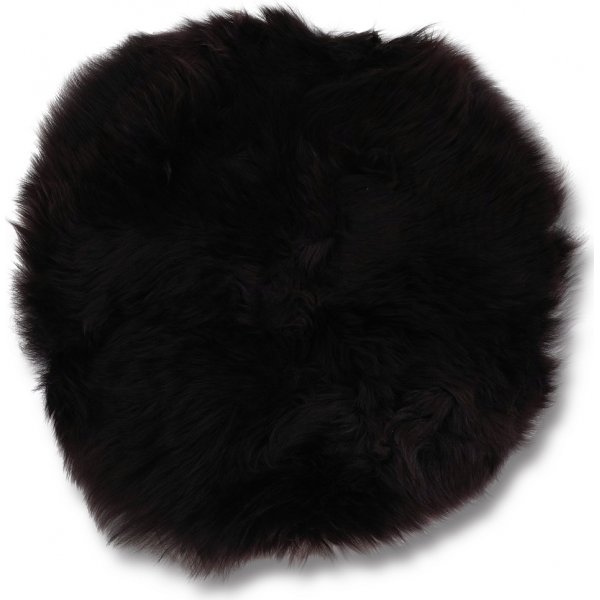 Plaza stolehynde freskind 34 cm - Mrkebrun