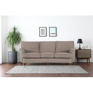 Howard Watford Deluxe 4-personers buet sofa - lysebrun fljlsbuk