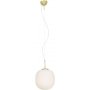 Sirius loftslampe - Mat messing/opal hvid