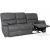 Manhattan 3-personers recliner-sofa - Gr PU + Mbelplejest til tekstiler