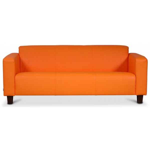 Bellus 3-personers sofa Orange - Orange PU