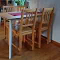 Kundebillede Sarek spisebord 120x75 cm - Hvid / Eg bejdse