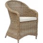 Udendrsgruppe: 6 stole og bord 200 x 100 cm rotting - Hampton/Mercury