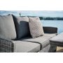 Torekov udendrs gruppe med spisebord - Gr syntetisk rattan