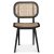 Sikns II stol - Sort / Rattan + Mbelplejest til tekstiler