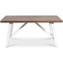 Inez sofabord vintage - Brun bejdse / hvid