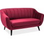 Rollo 2-personers sofa - Rd fljl