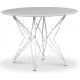 Zoo spisebord 105 cm - Hvid / Terrazzo Bianco