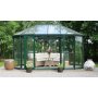 Denver hjrnest i polyrattan 4 siddepladser - Natur