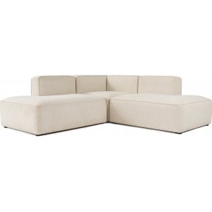 Mere mini hjrnesofa - Creme