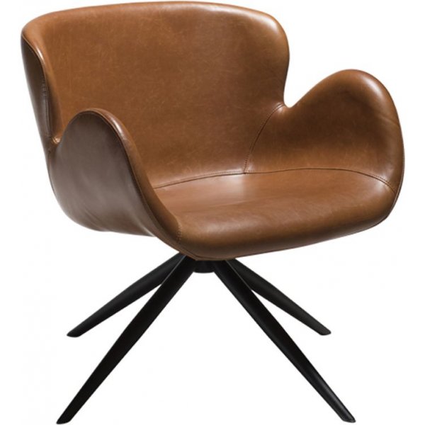 Gaia karm-stol - Vintage lysebrun