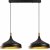 Samba loftslampe 3777 - Sort/guld