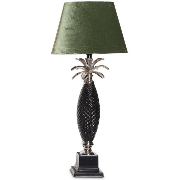 Fruit Ananas Bordlampe 60cm - Slv / Sort