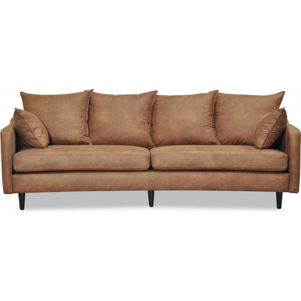 Gotland 3-personers svungen sofa - Cognac ecolder