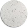 Zoo spisebord 105 cm - Sort / Terrazzo Bianco