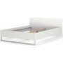 Style sengeramme 140 x 200 cm - Hvid