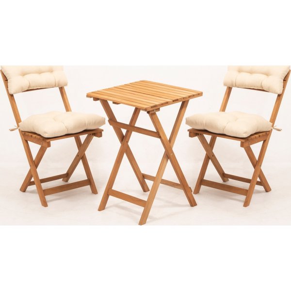 Jardin udendrs spisegruppe 1 - Bog/creme