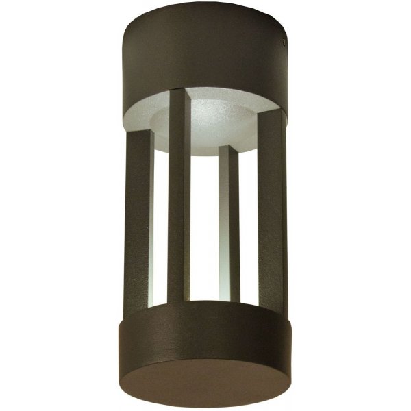 Fire vg/loftslampe - Mrkegr