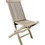 Salt udendrs spisegruppe ovalt 150-210 cm bord med 6 spisestuestole - Gr teaktr