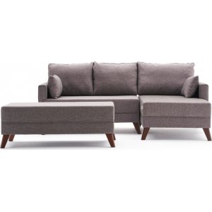 Bella sovesofa hjre - Brun