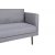 Eden 3-personers XL sofa - Grt stof + Mbelplejest til tekstiler