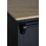 Heritage Kkken med marmor - Sort stel / Lysebrun Emprador marmor
