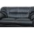 Dominic 2-personers sofa i sort kunstlder