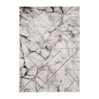 Maskinevævet tæppe - Craft Marble Silver Maskinevævet tæppe - Craft Marble Silver