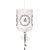 Rund Carl Larsson loftslampe - Hvid - 40 cm